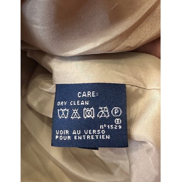 Ralph Lauren sport SZSM Quilted Barn Jacket Tan Polo Player Logo Full Zip Collar - Picture 13 of 16